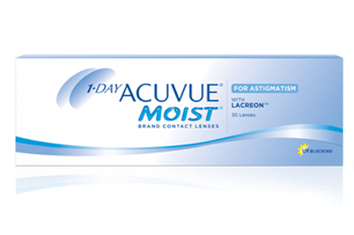 Контактные линзы 1 Day Acuvue Moist for Astigmatism